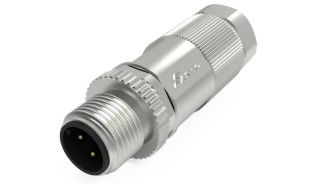 针式弯角连接器, 压接, 屏蔽